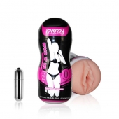 Мастурбатор-вагина Sex In A Can Vibra Vagina Tunnel - Lovetoy - в Одинцово купить с доставкой
