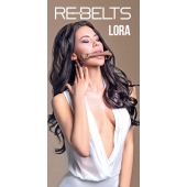 Кляп-трензель Lora с металлическими кольцами - Rebelts - купить с доставкой в Одинцово
