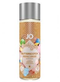 Смазка на водной основе Candy Shop Butterscotch с ароматом ирисок - 60 мл. - System JO - купить с доставкой в Одинцово