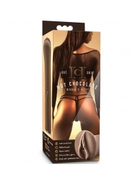 Коричневый мастубратор-вагина Nicole s Kitty - Blush Novelties - в Одинцово купить с доставкой