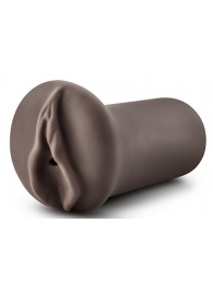 Коричневый мастубратор-вагина Nicole s Kitty - Blush Novelties - в Одинцово купить с доставкой