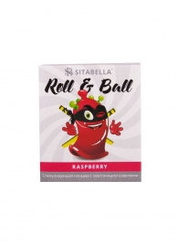 Стимулирующий презерватив-насадка Roll   Ball Raspberry - Sitabella - купить с доставкой в Одинцово