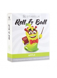 Стимулирующий презерватив-насадка Roll   Ball Apple - Sitabella - купить с доставкой в Одинцово
