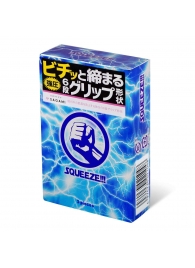 Презервативы Sagami Squeeze волнистой формы - 5 шт. - Sagami - купить с доставкой в Одинцово