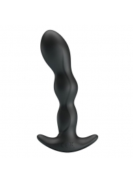 Черный анальный стимулятор простаты с вибрацией Special Anal Massager - 14,5 см. - Baile - в Одинцово купить с доставкой