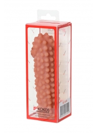 Телесная насадка на фаллос с бугорками KOKOS Extreme Sleeve 10 - 15,8 см. - KOKOS - в Одинцово купить с доставкой