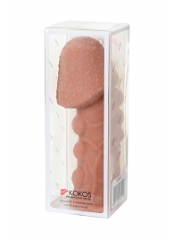 Насадка на фаллос с пузыриками, венками и ребристостью KOKOS Extreme Sleeve 09 - 12,7 см. - KOKOS - в Одинцово купить с доставкой