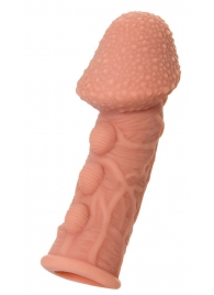 Насадка на фаллос с пузыриками, венками и ребристостью KOKOS Extreme Sleeve 09 - 12,7 см. - KOKOS - в Одинцово купить с доставкой