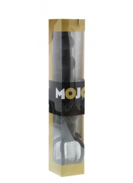 Черная ёлочка-насадка для двойного проникновения Mojo Bumpy - 15 см. - Seven Creations - в Одинцово купить с доставкой