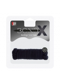 Чёрная веревка для связывания BONDX LOVE ROPE - 5 м. - Dream Toys - купить с доставкой в Одинцово