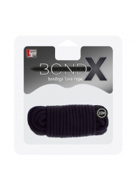 Черная веревка для связывания BONDX LOVE ROPE - 10 м. - Dream Toys - купить с доставкой в Одинцово