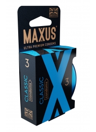 Классические презервативы в железном кейсе MAXUS Classic - 3 шт. - Maxus - купить с доставкой в Одинцово