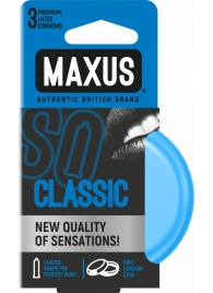 Классические презервативы в железном кейсе MAXUS Classic - 3 шт. - Maxus - купить с доставкой в Одинцово