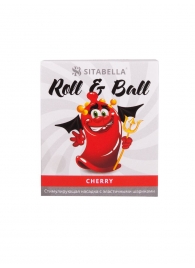 Стимулирующий презерватив-насадка Roll   Ball Cherry - Sitabella - купить с доставкой в Одинцово