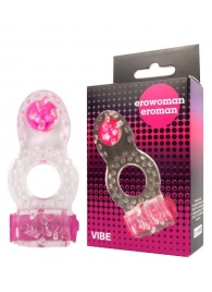 Прозрачное эрекционное кольцо Erowoman-Eroman - Erowoman-Eroman - в Одинцово купить с доставкой