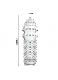 Закрытая прозрачная насадка Crystal sleeve - 14,2 см. - Erowoman-Eroman - в Одинцово купить с доставкой