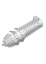 Закрытая прозрачная насадка Crystal sleeve - 14,2 см. - Erowoman-Eroman - в Одинцово купить с доставкой