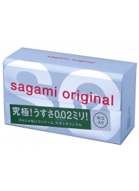 Ультратонкие презервативы Sagami Original - 12 шт. - Sagami - купить с доставкой в Одинцово