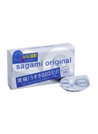 Ультратонкие презервативы Sagami Original QUICK - 6 шт. - Sagami - купить с доставкой в Одинцово