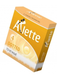 Презервативы Arlette Dotted с точечной текстурой - 3 шт. - Arlette - купить с доставкой в Одинцово