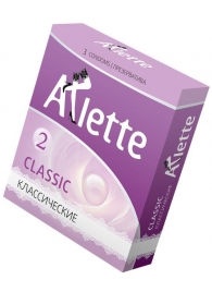 Классические презервативы Arlette Classic - 3 шт. - Arlette - купить с доставкой в Одинцово