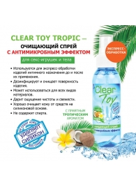 Очищающий спрей для игрушек CLEAR TOY Tropic - 100 мл. - Биоритм - купить с доставкой в Одинцово