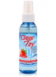 Очищающий спрей для игрушек CLEAR TOY Strawberry - 100 мл. - Биоритм - купить с доставкой в Одинцово