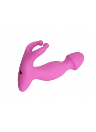 Розовый стимулятор простаты с усиками - 15 см. - 4sexdreaM - в Одинцово купить с доставкой