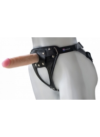 Универсальный мягкий пояс с насадкой Hard brutal BDSM-КОНСУЛ - 17 см. - LOVETOY (А-Полимер) - купить с доставкой в Одинцово