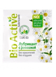 Пробник лубриканта на водной основе Bio Active - 3 гр. - Биоритм - купить с доставкой в Одинцово
