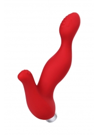 Красный силиконовый вибростимулятор простаты Proman - 12,5 см. - ToyFa - в Одинцово купить с доставкой