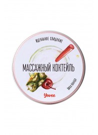 Массажная свеча «Массажный коктейль» с ароматом пина колады - 30 мл. - ToyFa - купить с доставкой в Одинцово