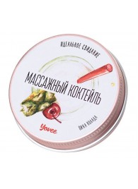 Массажная свеча «Массажный коктейль» с ароматом пина колады - 30 мл. - ToyFa - купить с доставкой в Одинцово