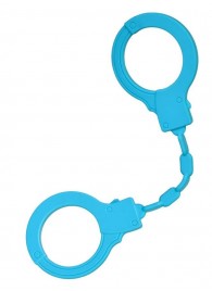 Голубые силиконовые наручники A-Toys без ключа - A-toys - купить с доставкой в Одинцово