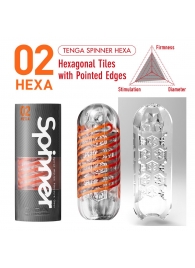 Мастурбатор SPINNER Hexa - Tenga - в Одинцово купить с доставкой