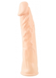 Телесная насадка-удлинитель Silicone Extension - 19 см. - Orion - в Одинцово купить с доставкой
