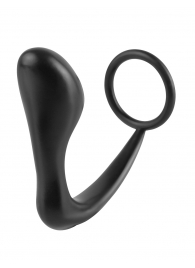 Эрекционное кольцо с анальной пробкой Ass-Gasm Cockring Plug - Pipedream - в Одинцово купить с доставкой