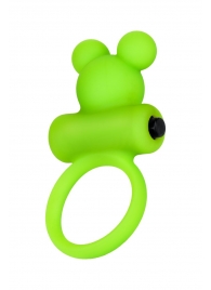 Зеленое виброкольцо на пенис A-Toys - A-toys - в Одинцово купить с доставкой