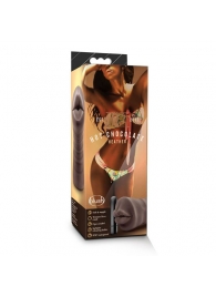 Коричневый мастурбатор-ротик Heather - Blush Novelties - в Одинцово купить с доставкой