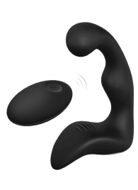 Черный вибромассажер простаты REMOTE BOOTY PLEASER - Dream Toys - в Одинцово купить с доставкой