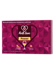 Женский возбудитель мгновенного действия Forte Love Power - 7 ампул (2,5 мл.) - Капиталпродукт - купить с доставкой в Одинцово