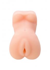 Телесный мастурбатор в виде женской фигурки - Toyfa Basic - в Одинцово купить с доставкой