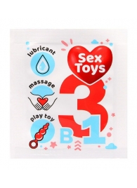 Гель-лубрикант на водной основе Sex Toys - 4 гр. - Биоритм - купить с доставкой в Одинцово