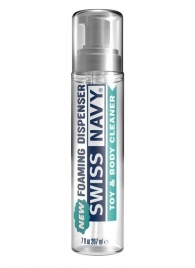Очищающая пенка для игрушек и тела Swiss Navy Toy   Body Cleaner Foamer - 207 мл. - Swiss navy - купить с доставкой в Одинцово