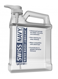 Канистра лубриканта Swiss Navy Water Based Lube на водной основе - 3,8 л. - Swiss navy - купить с доставкой в Одинцово