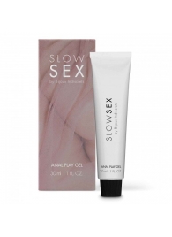 Лубрикант на водной основе Slow Sex Anal Play Gel - 30 мл. - Bijoux Indiscrets - купить с доставкой в Одинцово