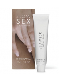 Гель для мастурбации с ароматом кокоса Slow Sex Finger Play Gel - 30 мл. - Bijoux Indiscrets - купить с доставкой в Одинцово
