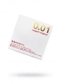 Супертонкий презерватив Sagami Original 0.01 - 1 шт. - Sagami - купить с доставкой в Одинцово