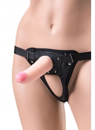 Телесный страпон на трусиках Realstick Jax - 17,9 см. - ToyFa - купить с доставкой в Одинцово