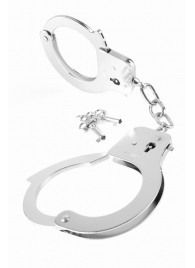 Металлические серебристые наручники Designer Metal Handcuffs - Pipedream - купить с доставкой в Одинцово